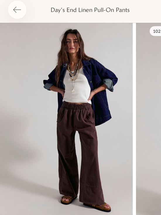 Free People Pants - Free people days in linen pants